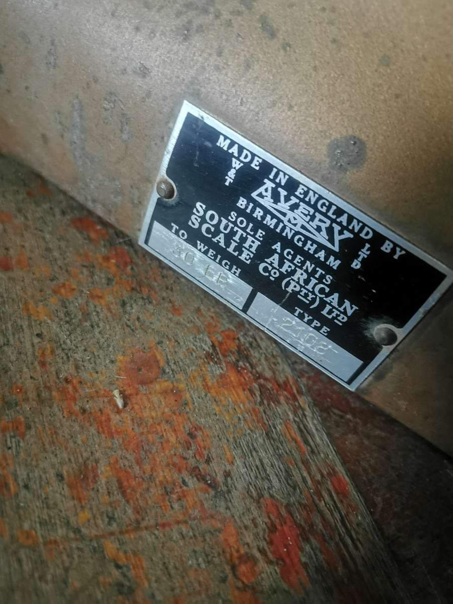 Scales & Weights ANTIQUE BURMINGHAM SCALE WITH WEIGHTS for sale in